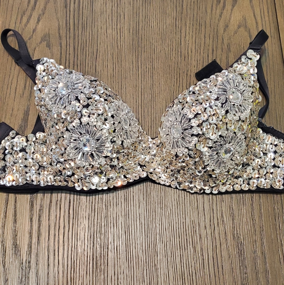 Rhinestone Bra - Picture 2 of 2